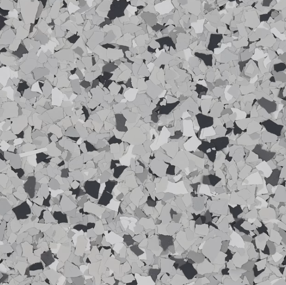 Anvil epoxy flake color sample