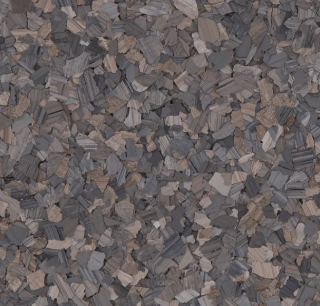 Briar epoxy flake color sample