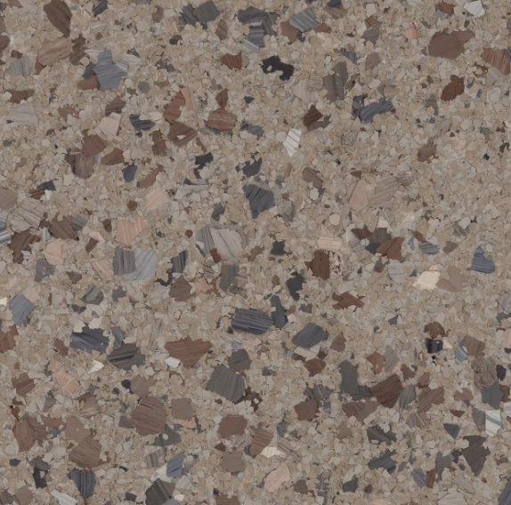 Armadillo partial flake color sample