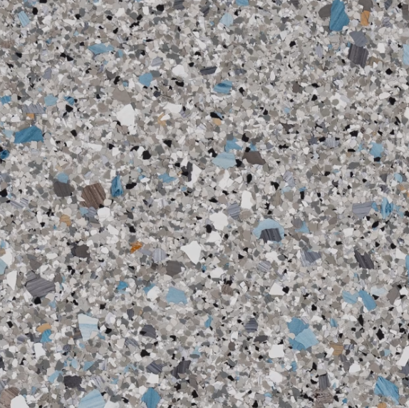 Blue Granite partial flake color sample