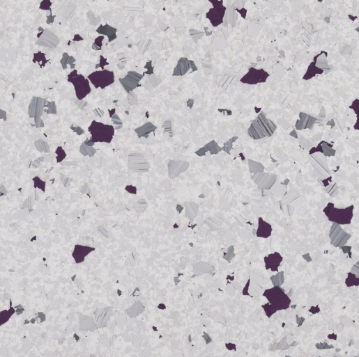 Klondike partial flake color sample