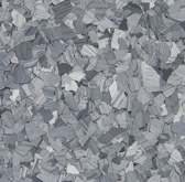Slate epoxy flake color sample