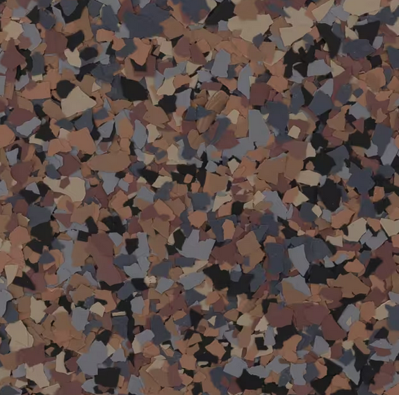 Sparrow epoxy flake color sample