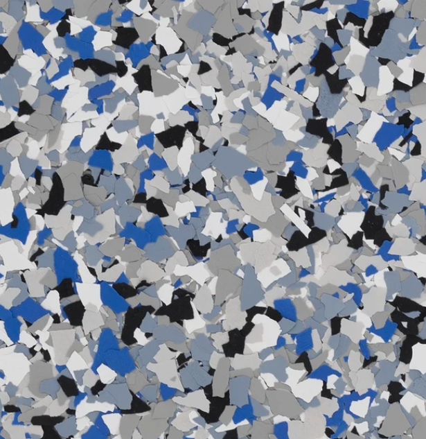 Steamboat epoxy flake color sample